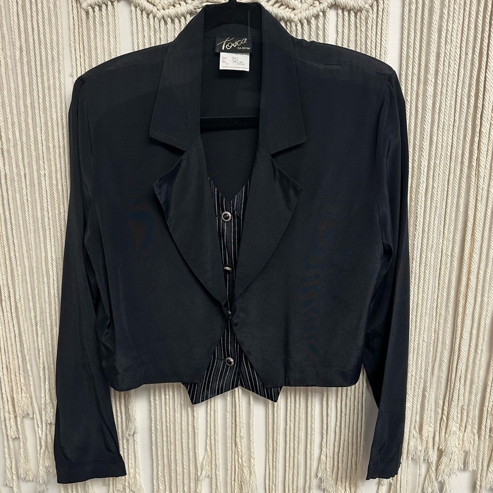 Vintage Posca CA jacket with attached vest